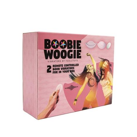 FeelzToys - Boobie Woogie Remote Controlled Boob Vibrators (2 pcs) - 7