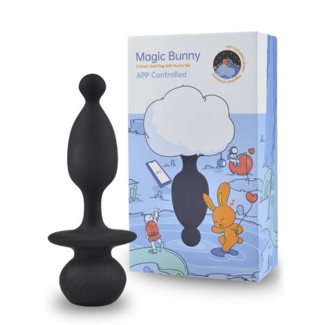 Magic Motion - Bunny App Controlled Vibrating Bunny Tail Anal Plug - 6