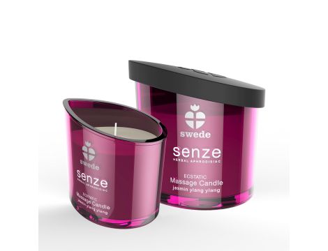 Swede - Senze Ecstatic Massage Candle Jasmine Ylang Ylang  - 3