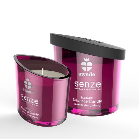 Swede - Senze Ecstatic Massage Candle Jasmine Ylang Ylang  - 3