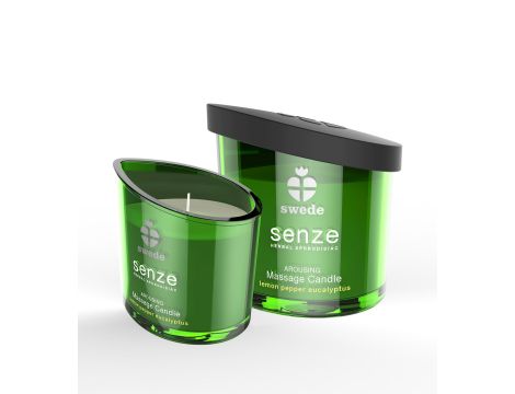 Swede - Senze Arousing Massage Candle Lemon Pepper Eucalyptus - 3