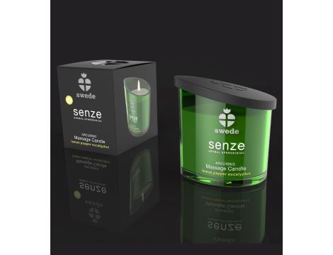 Swede - Senze Arousing Massage Candle Lemon Pepper Eucalyptus - 4