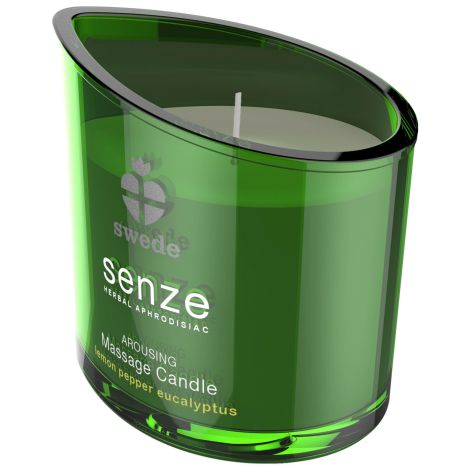 Swede - Senze Arousing Massage Candle Lemon Pepper Eucalyptus - 2