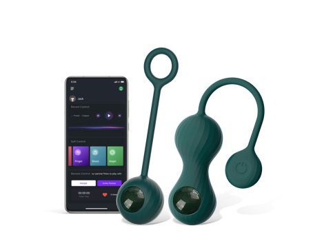 Magic Motion - Crystal Duo Smart Kegel Vibrator with Weight Set