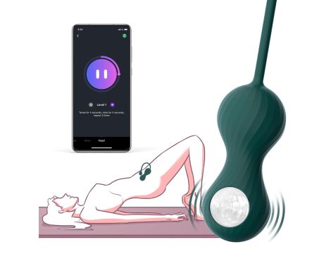 Magic Motion - Crystal Duo Smart Kegel Vibrator with Weight Set - 5