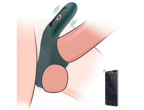 Magic Motion - Rise Smart Wearable Cockring Green - 9