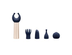 Pillow Talk - Secrets Choices 6 Piece Mini Massager Set Navy Blue/Rose Gold - image 2