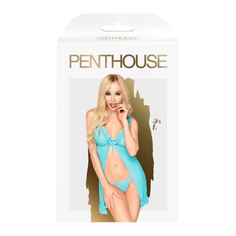 Bielizna-After sunset blue L/XL PENTHOUSE - 2