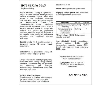 Supl.diety-HOT SEX FOR MAN 20ML - 3