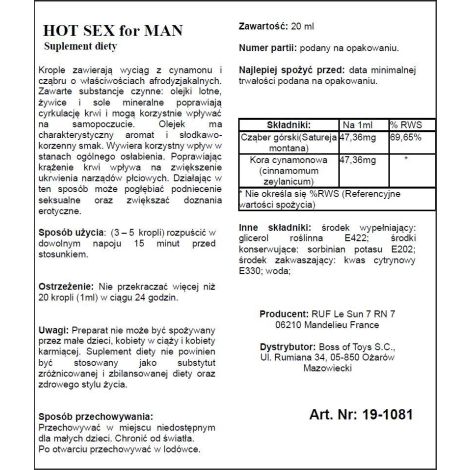 Supl.diety-HOT SEX FOR MAN 20ML - 3