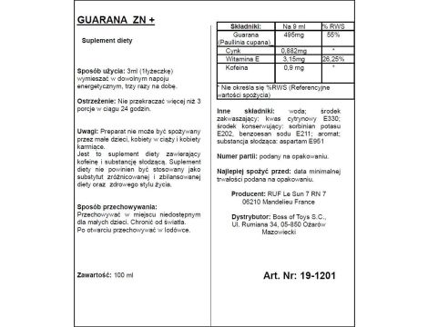 Supl.diety-APHRODICT GUARANA ZN + 100 ml - 2