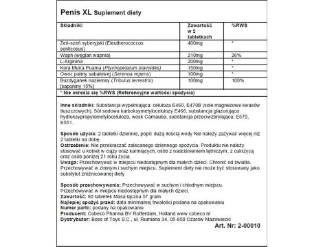 Supl.diety-Penis XL Tabs EAST EFS - 2