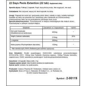 Supl.diety-22 Days Penis Extention (22 tab) - image 2