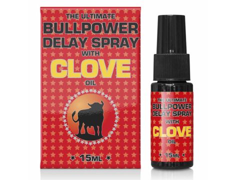 Żel/sprej - Bullpower delay spray with clove oil