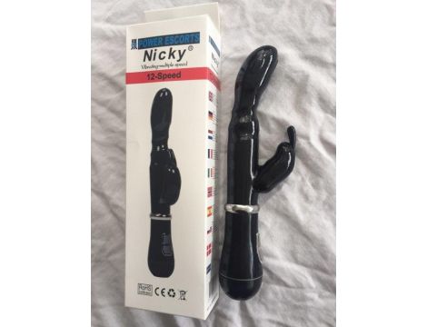 Nicky black 14 speed g spot vibrating 22 cm