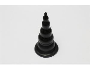 Rocket drill 7,3 inch black large anal plug 7,3 inch / 18,5 cm