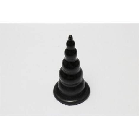 Rocket drill 7,3 inch black large anal plug 7,3 inch / 18,5 cm