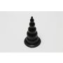 Rocket drill 7,3 inch black large anal plug 7,3 inch / 18,5 cm - 2