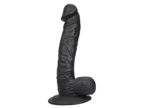 Rocket john 8,7 inch black  realistic  dildo  8,7  inch /  22 cm