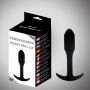 Rocket drill 3,8 inch black  anal plug 3,8  inch / 9,6 cm - 2