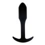 Rocket drill 3,8 inch black  anal plug 3,8  inch / 9,6 cm - 3