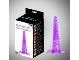 Rocket drill 6,3 inch purple big anal plug 6,3 inch / 16 cm - image 2