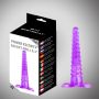 Rocket drill 6,3 inch purple big anal plug 6,3 inch / 16 cm - 3