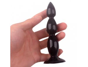 Rocket drill 5,2 inch black big anal plug 5,2 inch / 13 cm - image 2