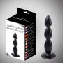 Rocket drill 5,2 inch black big anal plug 5,2 inch / 13 cm - 2