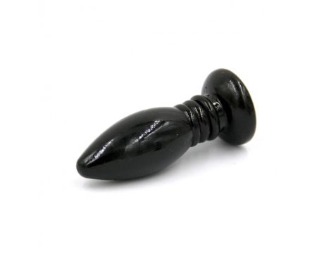 Rocket drill 3,4 inch black  anal plug 3,4 inch / 8,7 cm