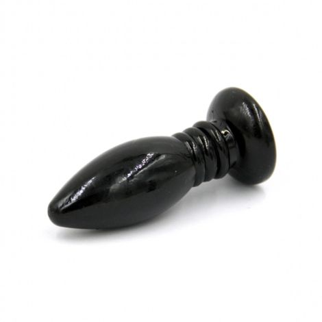 Rocket drill 3,4 inch black  anal plug 3,4 inch / 8,7 cm