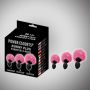 Bunny plug 3 - pack  black with pink tail starter 3 - pack - 3