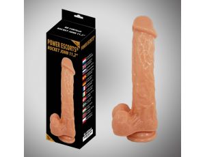 Rocket john flesh dildo 11,2 inch / 28,5 cm - image 2