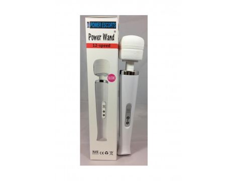 Powerwand  white eu plug big size wand massager