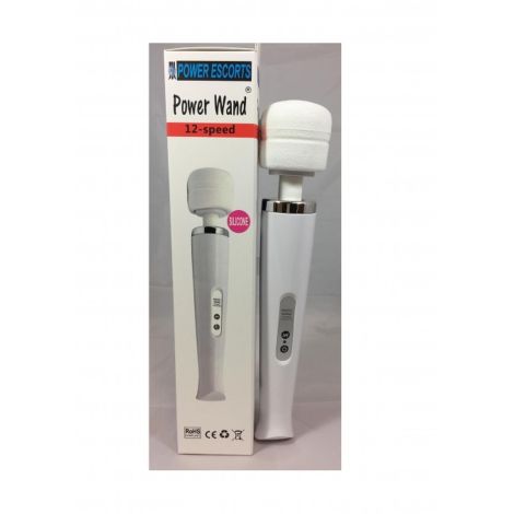 Powerwand  white eu plug big size wand massager