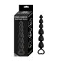 Plug-Power Escorts - Anal Beads Runner - Silicone-Black - 2