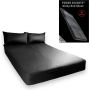 Power Escorts - BR190 - Kinky Bed Sheet Black - 160 x 227 CM - 4