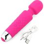 Iwand pink/ purple/ black  rechargeable silicone bodywand massager - 2