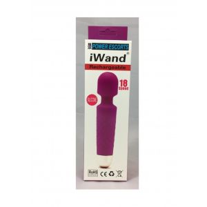 Iwand purple rechargeable silicone bodywand massager - image 2