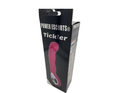 Tickler Pink Silicone GSpot Vibrator – Rechargeable - 3