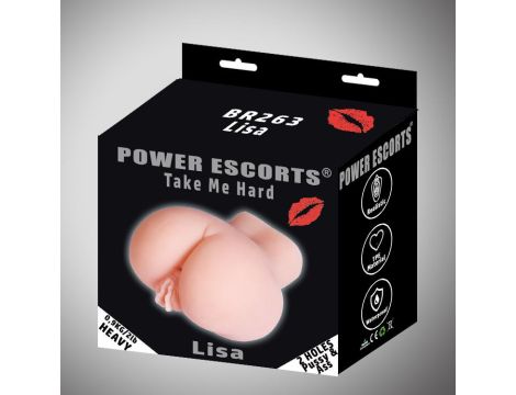 Masturbator-Take Me Hard Lisa-Pussy & Ass Masturbator 900gr Flesh