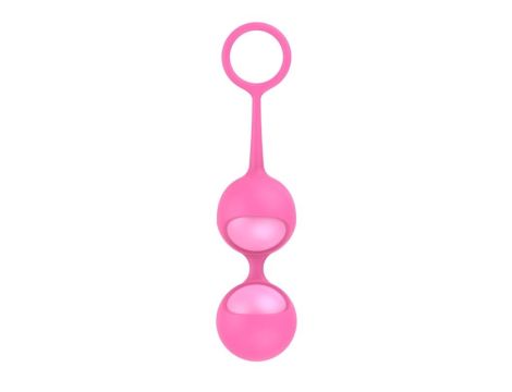 Kulki-Funballs Allison-Duo Kegel Balls Slicone Pink - 4