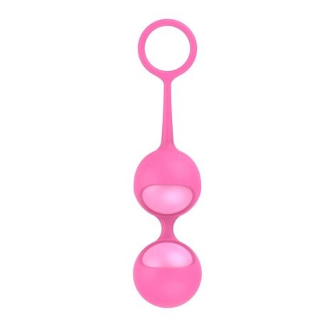 Kulki-Funballs Allison-Duo Kegel Balls Slicone Pink - 4