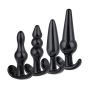 Plug-Quatro Anal Plugs Starter Set- 4-Pack Black - 9