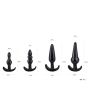 Plug-Quatro Anal Plugs Starter Set- 4-Pack Black - 11