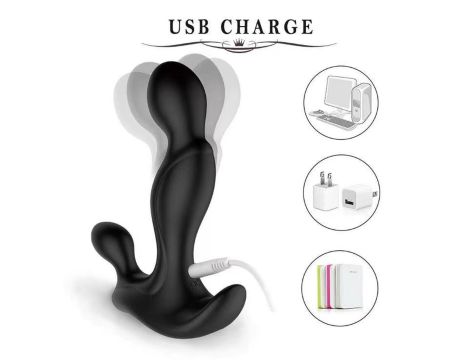 Prostate Twister Rechargeable Prostate Stimulator Black - 2