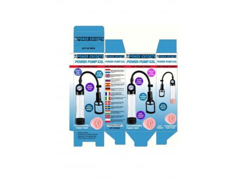 Powerpump xxl accumeter penis pump with extra exchangeable pussy - 3