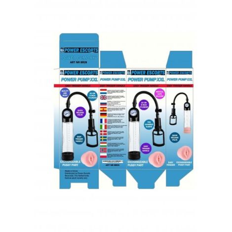 Powerpump xxl accumeter penis pump with extra exchangeable pussy - 3