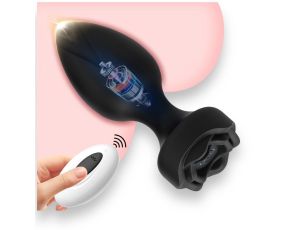 Power Escorts - Princess Plug - Remote Rose Design Plug - USB Rechargeable - 10 Functions - Black - image 2