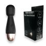 Power Escorts - Mini Wand De Luxe - Black - 11,6 Cm / 4.5 Inch Silicone Wand Massager - 3